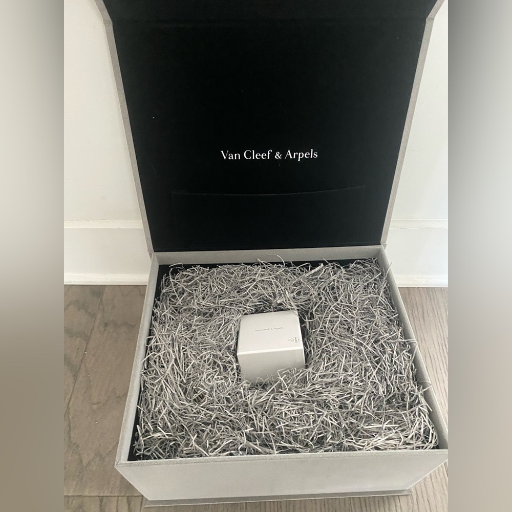 Van Cleef & Arpels Velvet Gift Box Extra Large and Small Jewelry Gift Box